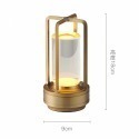 台灣現貨【北歐風復古LED水晶燈 】 充電檯燈 露營燈 氣氛燈 全鋁檯燈 桌燈 檯燈 小夜燈 裝飾燈 床頭燈 可調光-規格圖10