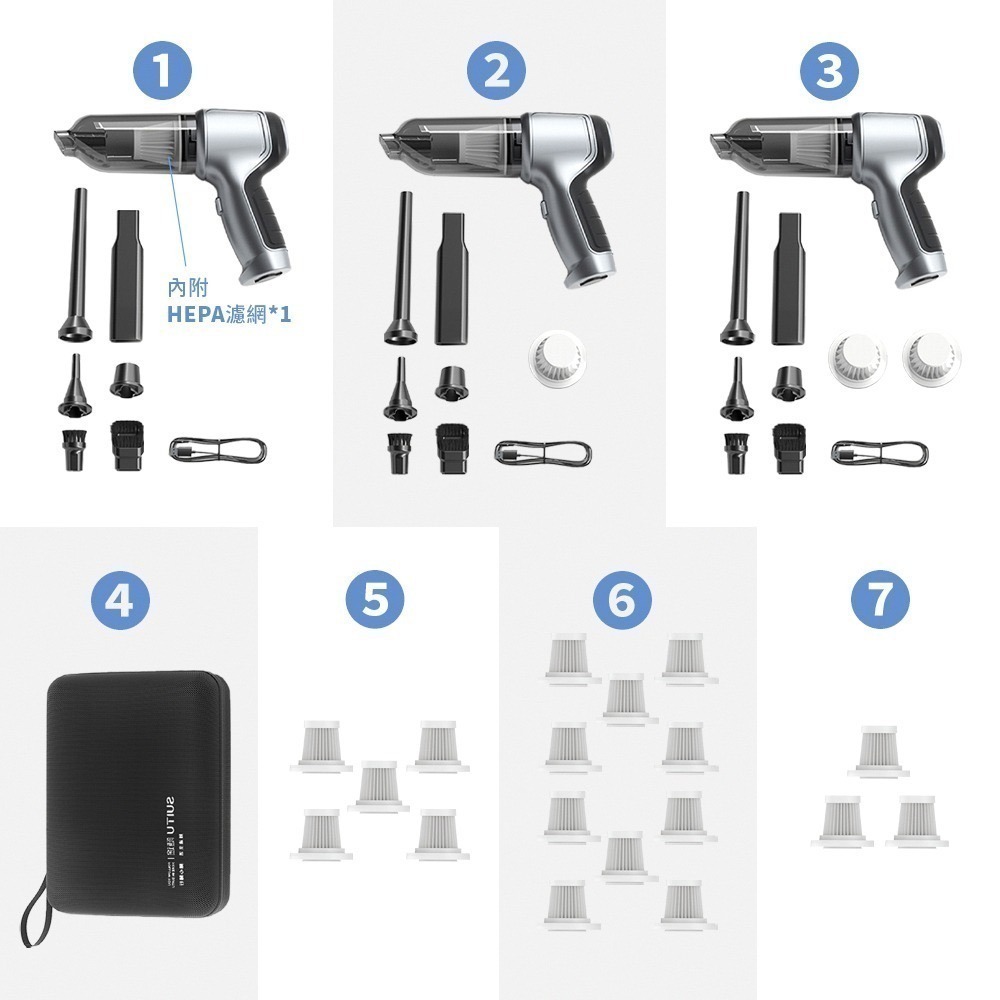 台灣現貨【SUiTu 隨途】Pro大吸力 無線吸塵器 德國工藝 吸塵小鋼炮 無線手持式車用吸塵器 禮物-細節圖2