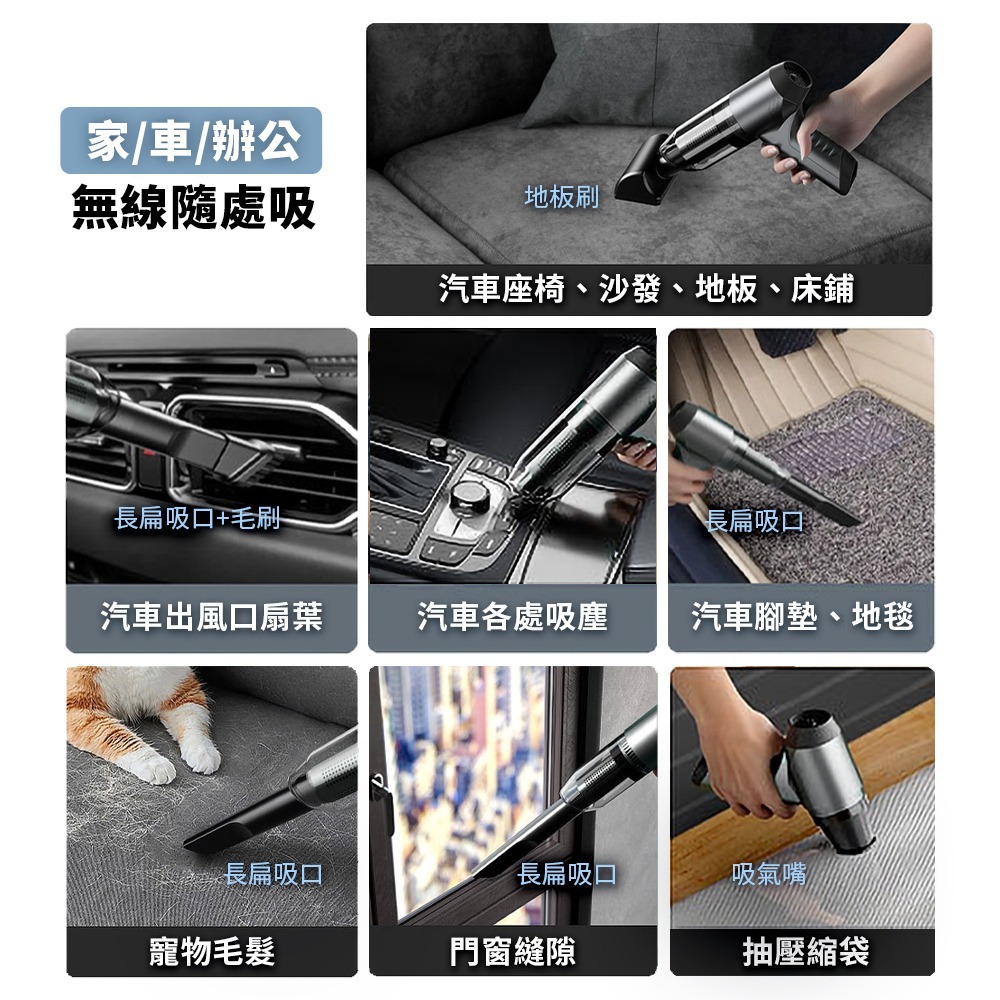 【新款SUiTU🇩🇪德國工藝】大吸力 無線吸塵器 吸塵小鋼炮 手持式車用吸塵器 車家兩用迷你吸塵器 大全配 禮物-細節圖6