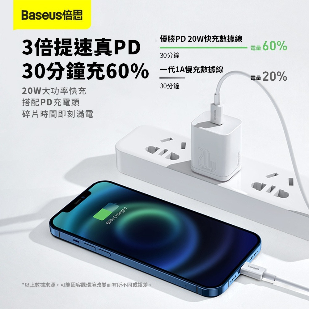 倍思航空 系列充電線 2.4A快充線 傳輸線 i15 USB to lightning 適用各款手機-細節圖2