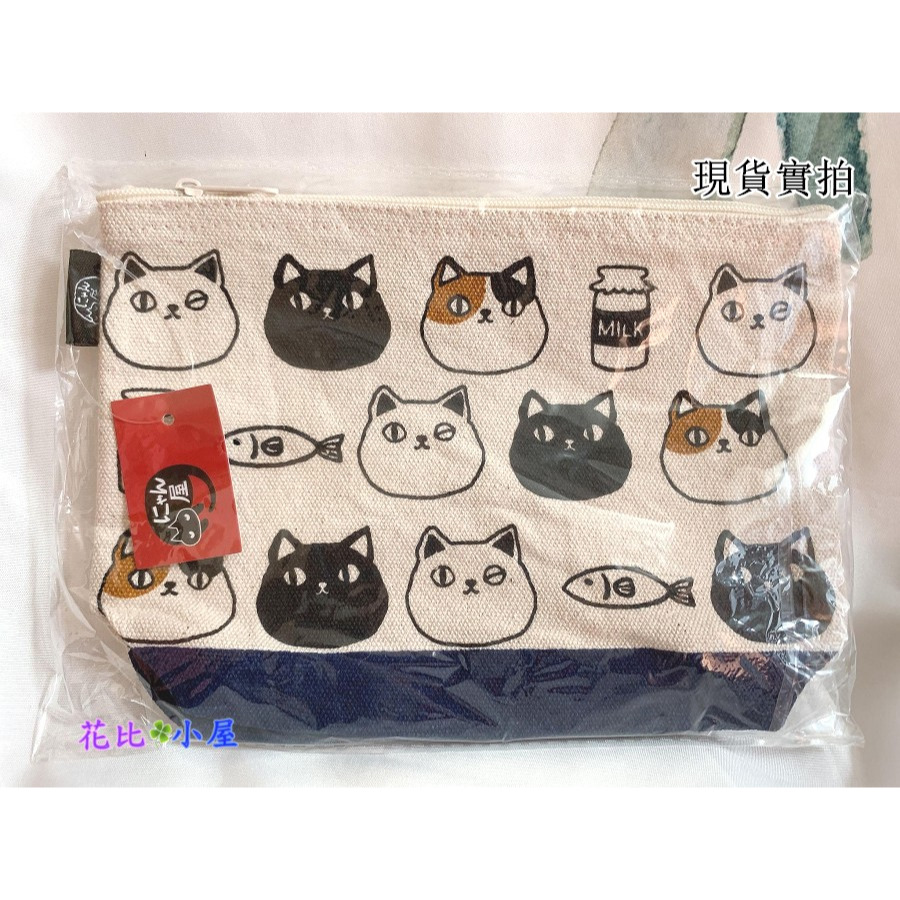 現貨★Ceramic AI貓咪三兄弟小袋【現貨實拍】日本進口✈️Ceramic-ai 化妝包 筆袋 萬用袋 手拿包-細節圖2