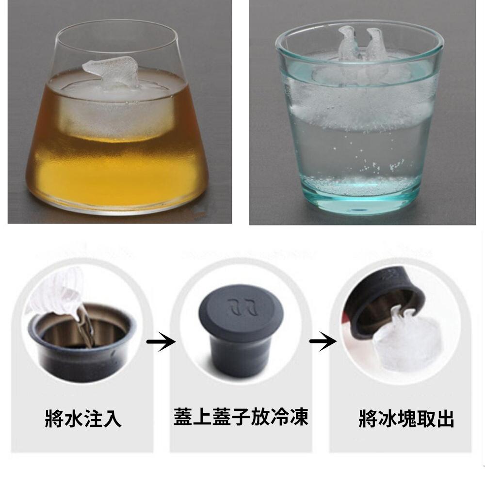 夏日解渴【北極熊 南極企鵝 製冰盒】製冰膜 製冰器 超可愛療癒小物 冰塊製作 造型冰 冷凍庫 動物造型 剉冰 飲料 刨冰-細節圖3
