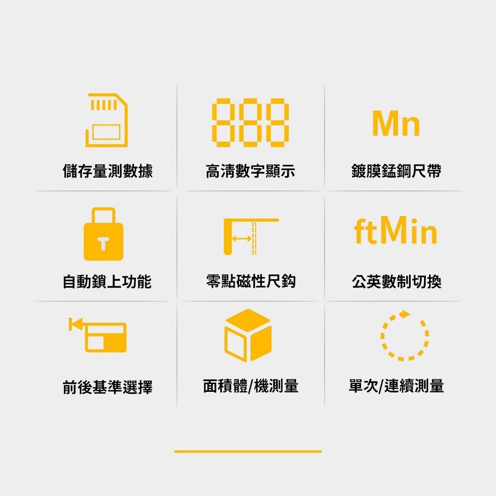 家用好工具【紅外線長距智能捲尺】電子儀錶板 準確度 測距儀 距離測量 十字線 量測 裝潢 布置 電子尺 布尺 木工 設計-細節圖7