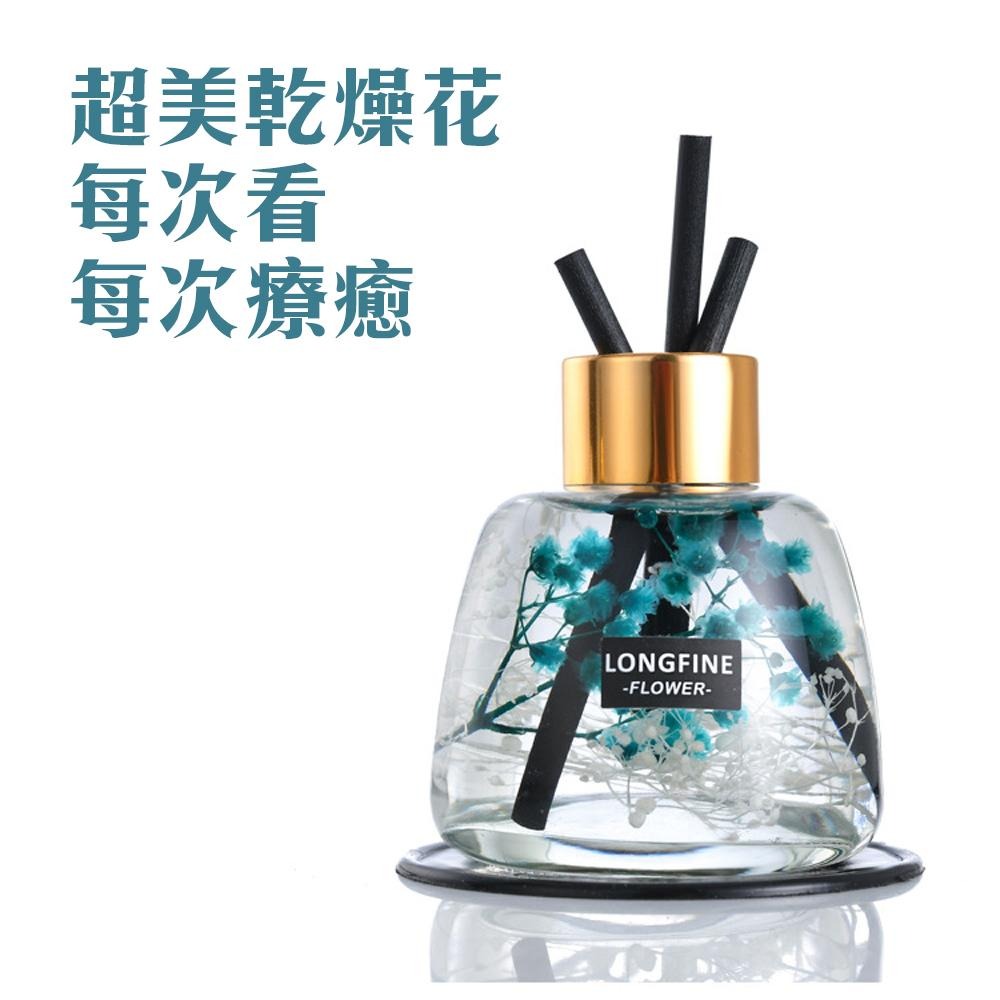 絕美綻放【乾燥碎花玻璃瓶香氛】看了都覺得香 芬芳從第一眼擴散 車用擴香瓶 薰香 室內 工作室 送禮 交換禮物 婚禮小物-細節圖3