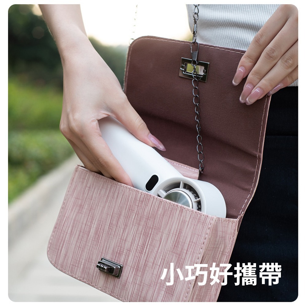 瞬涼瞬降溫【高速旋轉 手持小風扇】立刻來冷敷 可立放當桌扇 1到100級風速隨你調 精巧好攜帶 走到哪吹到哪 夏天不用怕-細節圖4