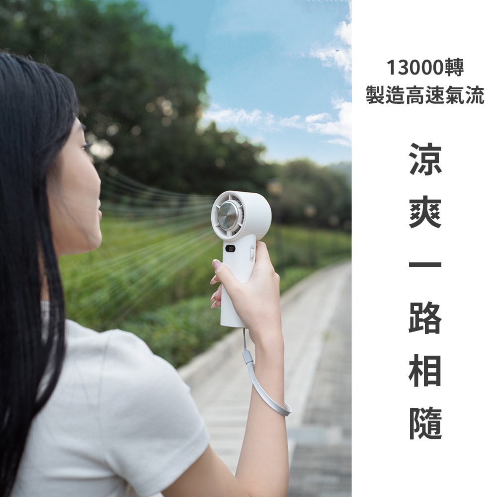 瞬涼瞬降溫【高速旋轉 手持小風扇】立刻來冷敷 可立放當桌扇 1到100級風速隨你調 精巧好攜帶 走到哪吹到哪 夏天不用怕-細節圖5