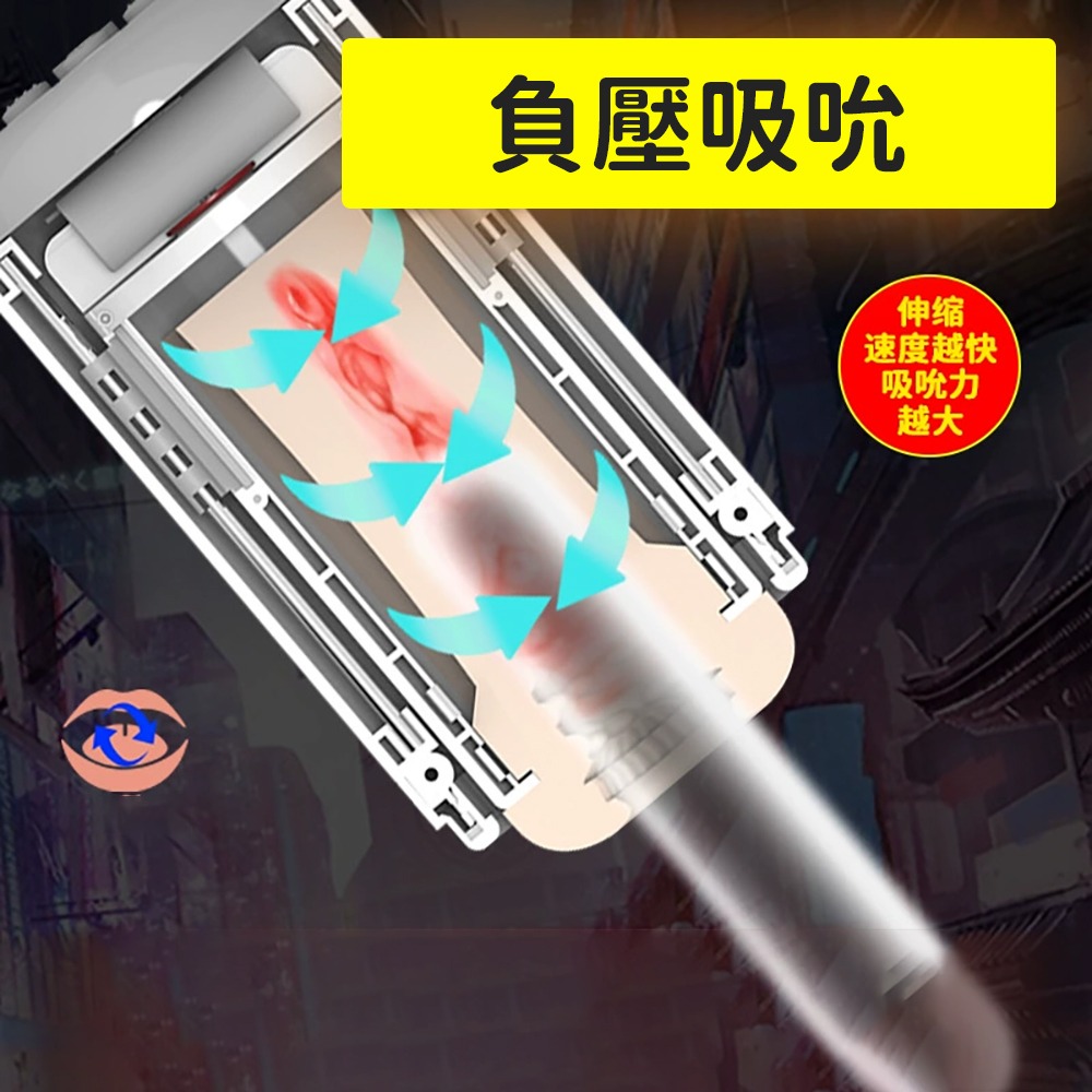 仿真實抽插【穿戴式免手動飛機杯】電動 DIY不怕手痠 5.5cm伸縮度 9檔速度 快慢任選 吸吮 靜音 鍛鍊 就像真的愛-細節圖3