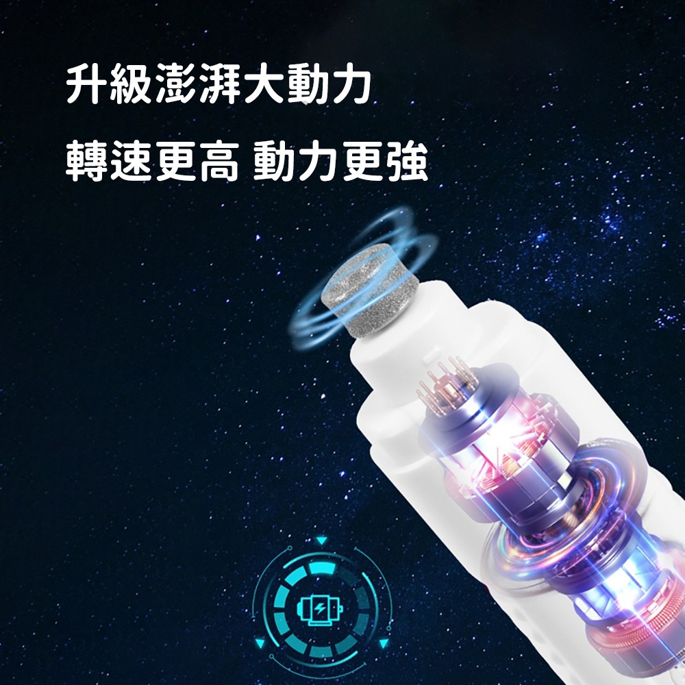 升級款【寵物電動磨甲器】USB充電 低噪音 二檔調速 柔光聚焦 安全 不傷指甲不卡毛 金剛石砂輪 高速轉頭-細節圖3