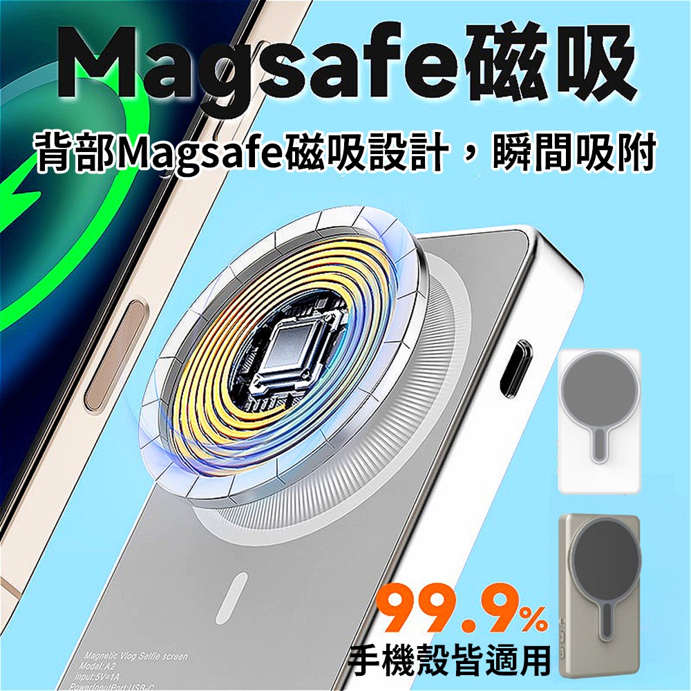 直播神器【手機自拍同步投屏器】輕鬆掌握後置鏡頭下的自己 支援多種機型 迷你螢幕投影 自動對焦 畫面清晰 超輕便攜式設計-細節圖2