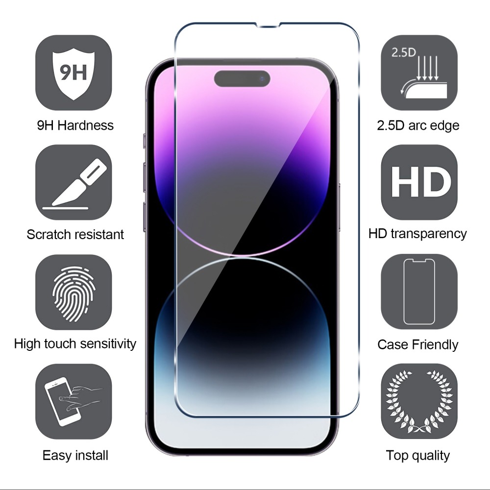 ⭐iPhone15系列⭐保護貼 手機膜 i15 pro max plus 高清 藍光 防窺 防爆 玻璃 防油 指紋 鋼化-細節圖8