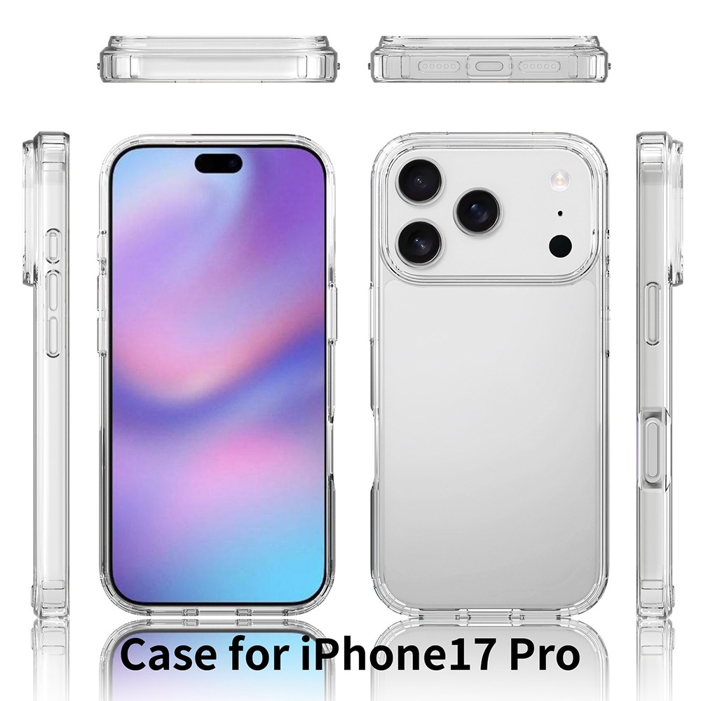 蘋果 iOS 新機上市 iPhone17系列透明手機殼 i17 Pro Air Pro Max 自然展現原機色 防摔-細節圖2