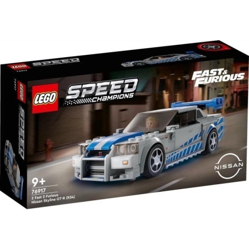 【高雄｜阿育小舖】《玩命關頭》LEGO76917 日產 Skyline GT-R (R34) 極速賽車系列