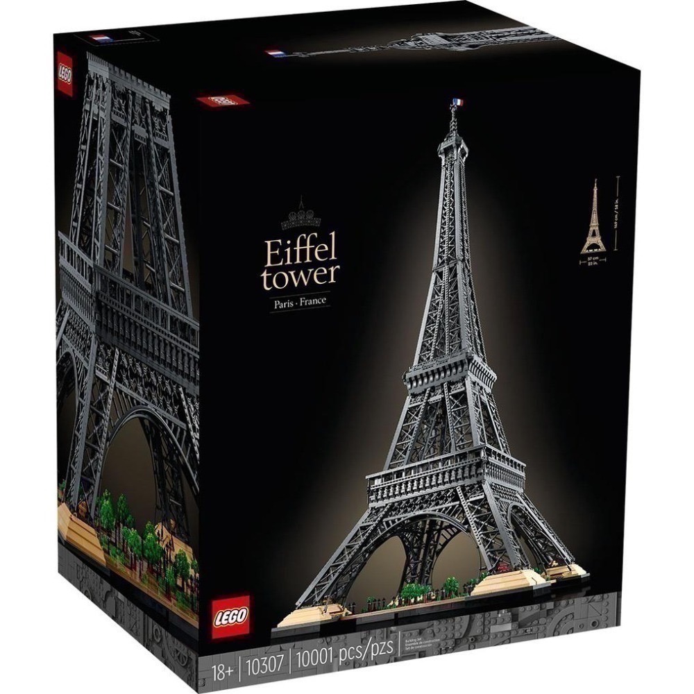 （店面）１６０００【高雄∣阿育小舖】LEGO 10307 艾菲爾鐵塔 Eiffel Tower-細節圖3