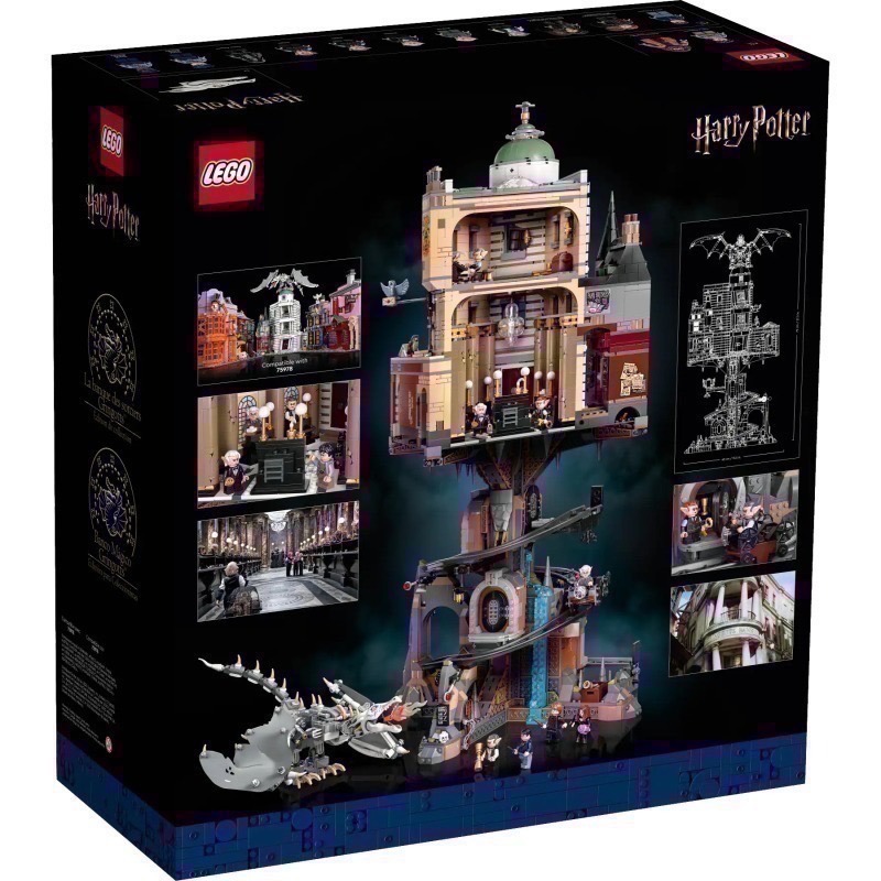 補貨中！【高雄∣阿育小舖】LEGO 76417《哈利波特》「古靈閣巫師銀行 – 典藏版」-細節圖3