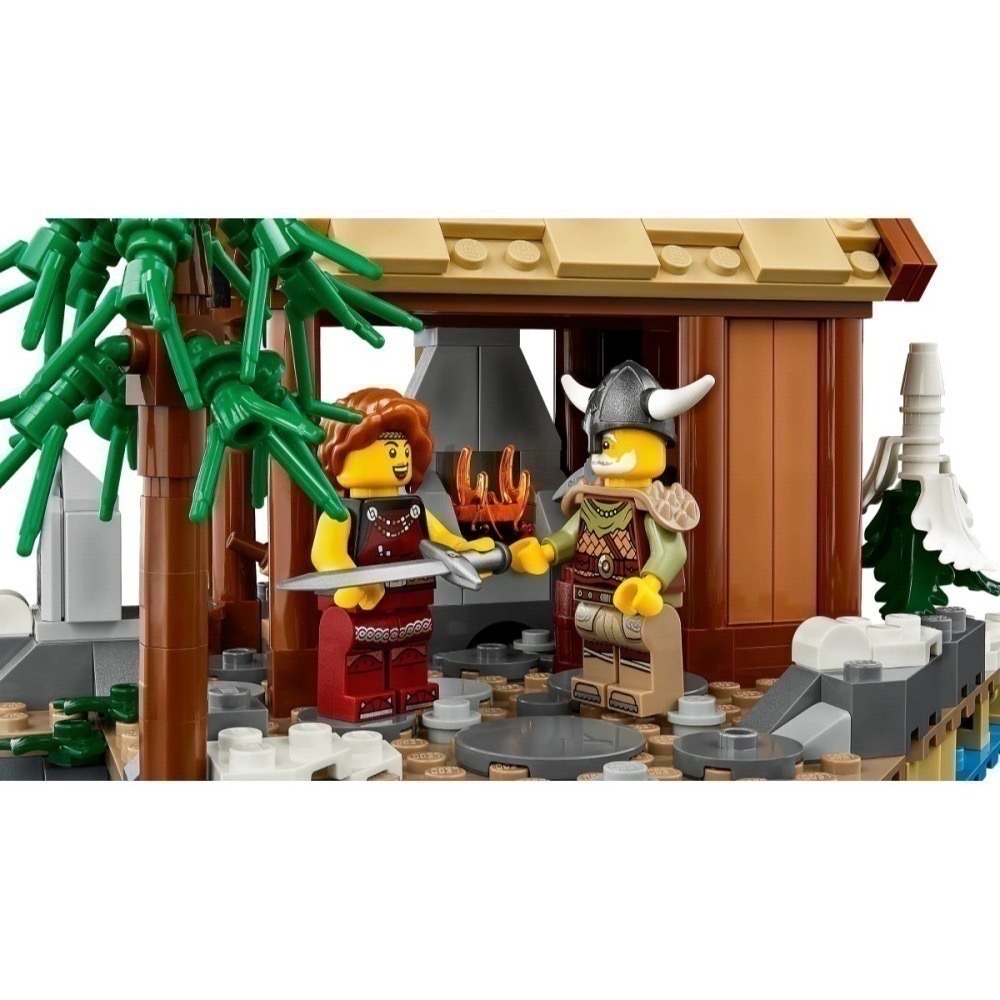 【高雄∣阿育小舖】＜現貨可刷卡＞Lego 21343 iDeas 系列 維京海盜村 Viking Villa-細節圖8