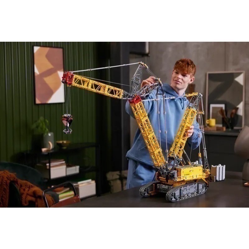 【高雄∣阿育小舖】LEGO 42146 利渤海爾 Crawler Crane LR 13000-細節圖4