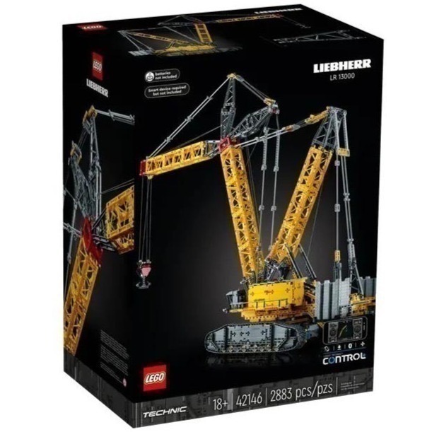 【高雄∣阿育小舖】LEGO 42146 利渤海爾 Crawler Crane LR 13000-細節圖2