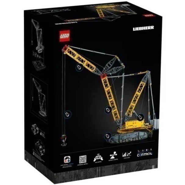 【高雄∣阿育小舖】LEGO 42146 利渤海爾 Crawler Crane LR 13000-細節圖3