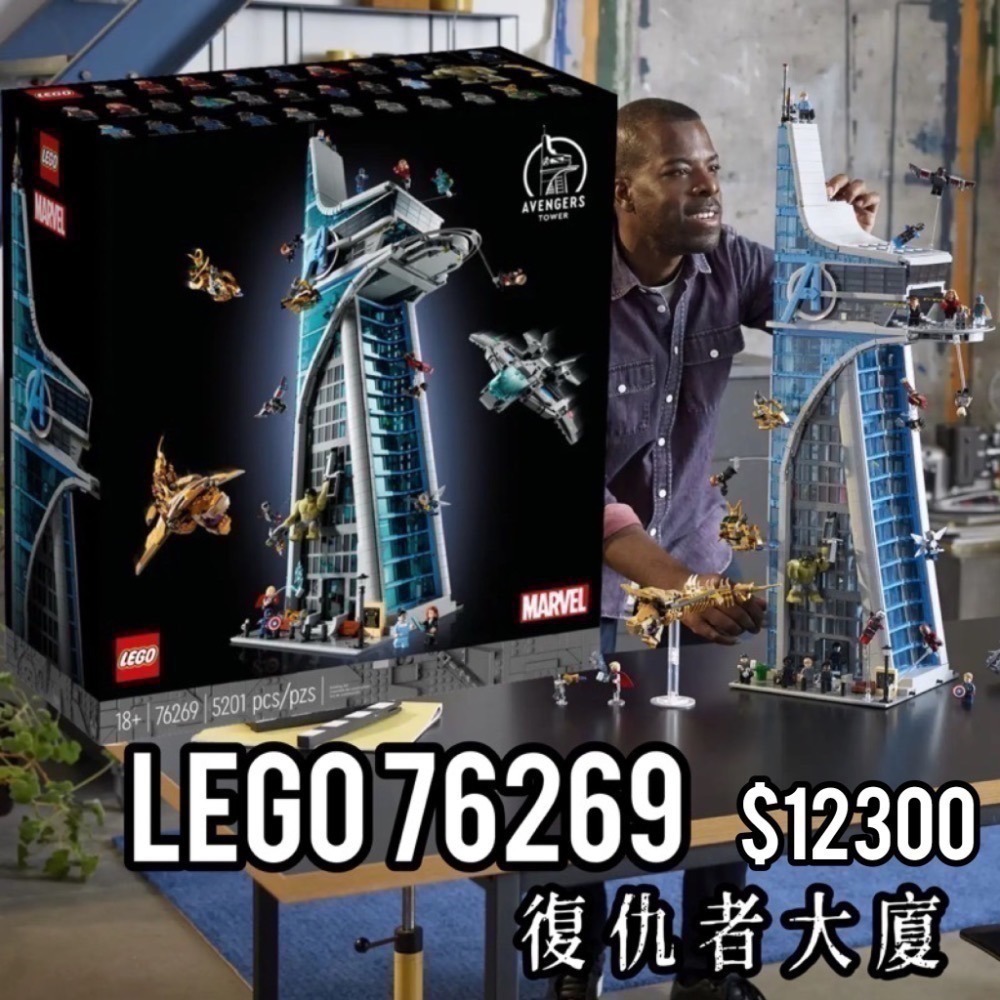 【高雄∣阿育小舖】LEGO 76269 復仇者大廈 Avengers Tower-細節圖2