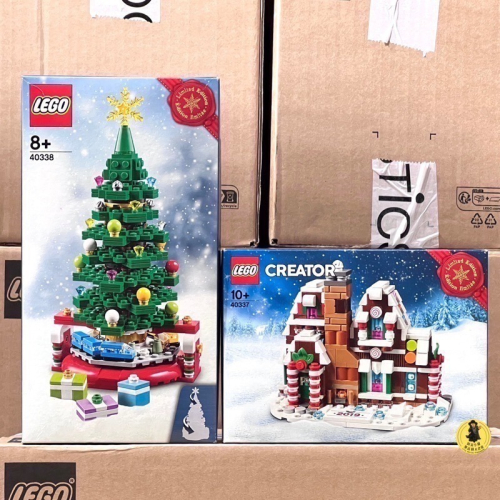 已絕版‼️【高雄｜阿育小舖】&lt;現貨可刷卡&gt; Lego 40338 聖誕樹 40337 迷你薑餅屋