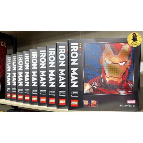 【高雄∣阿育小舖】&lt;現貨可刷卡&gt; Lego 31199 鋼鐵人 馬賽克 Marvel Studios Iron Man