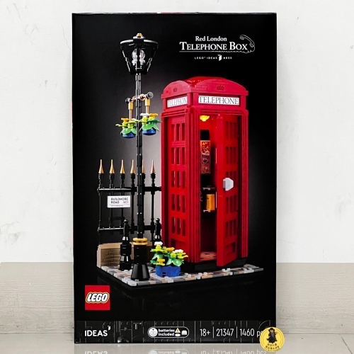 【高雄∣阿育小舖】LEGO 21347 倫敦紅色電話亭 Telephone Box