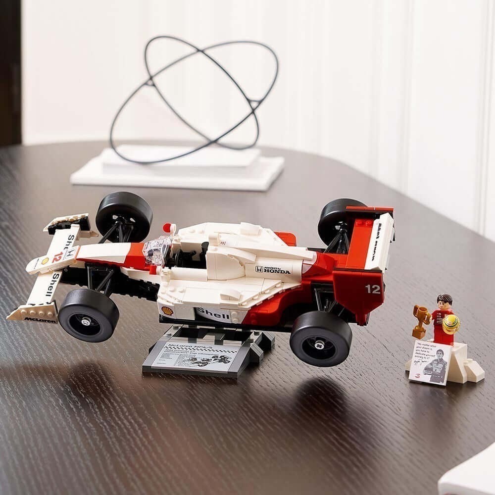 【高雄∣阿育小舖】LEGO 10330 麥拉倫 McLaren MP4/4 & Ayrton Senna 艾爾頓．冼拿-細節圖4