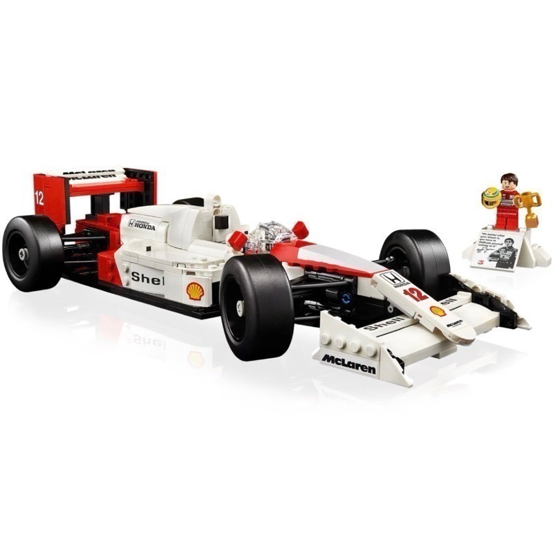 【高雄∣阿育小舖】LEGO 10330 麥拉倫 McLaren MP4/4 & Ayrton Senna 艾爾頓．冼拿-細節圖5