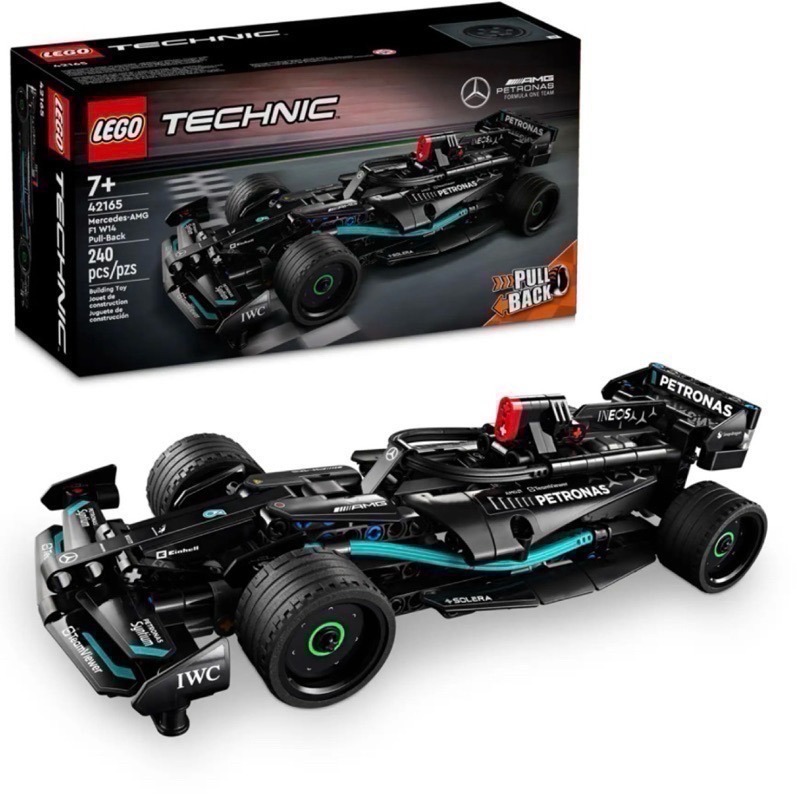 【高雄∣阿育小舖】LEGO 42165 賓士 Mercedes AMG F1 W14 E 迴力車-細節圖2