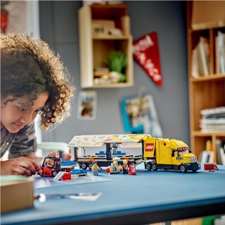 【高雄∣阿育小舖】LEGO 60440 送貨車 Yellow Delivery Truck-細節圖4