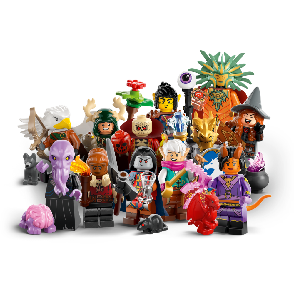 特惠【高雄∣阿育小舖】LEGO 71047 龍與地下城 人偶包 一套12隻不重覆 也有售一箱 一整箱-規格圖1