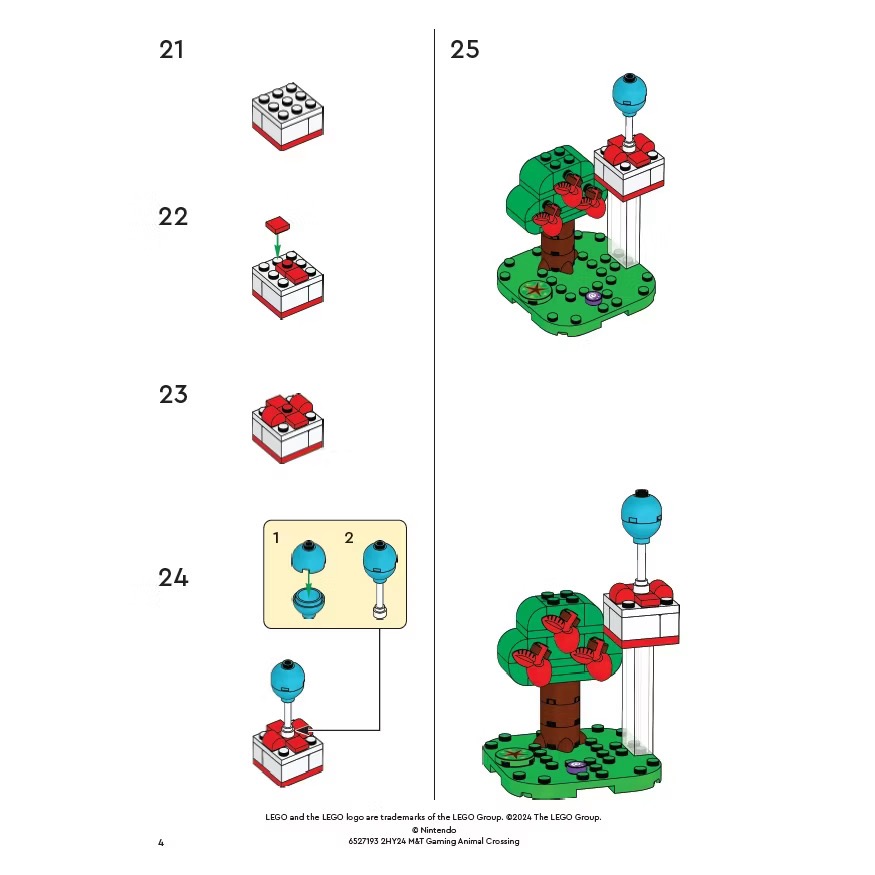 【高雄∣阿育小舖】LEGO 6527193 動物森友會 蘋果樹 Animal Crossing Tree-細節圖5