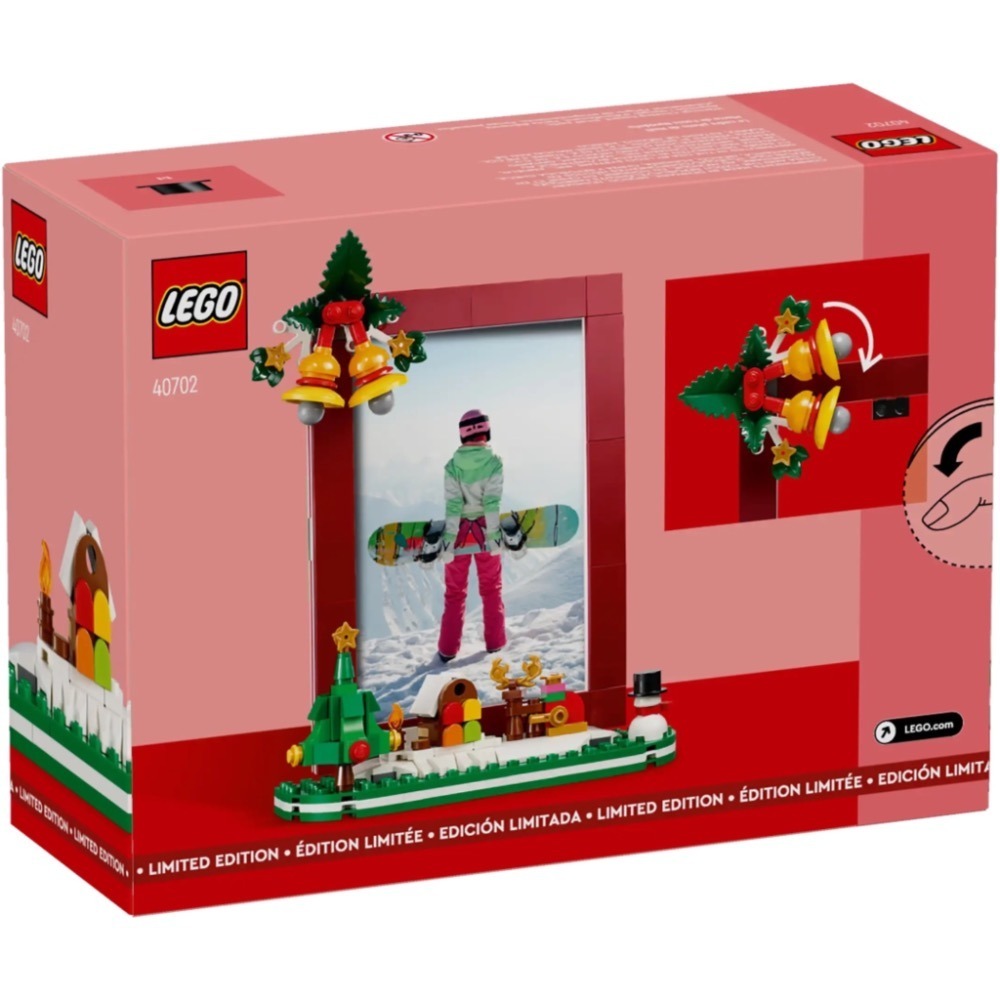 【高雄∣阿育小舖】LEGO 40702 耶誕相框 Christmas Picture Frame-細節圖3