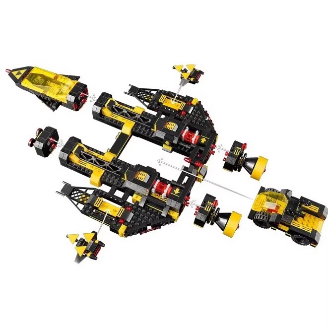 【高雄∣阿育小舖】LEGO 10355 黑創巡洋艦 Blacktron Renegade-細節圖3