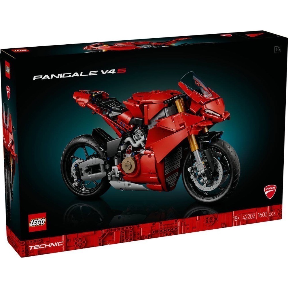 【高雄∣阿育小舖】LEGO 42202 杜卡迪 Panigale V4 S 重機-細節圖2