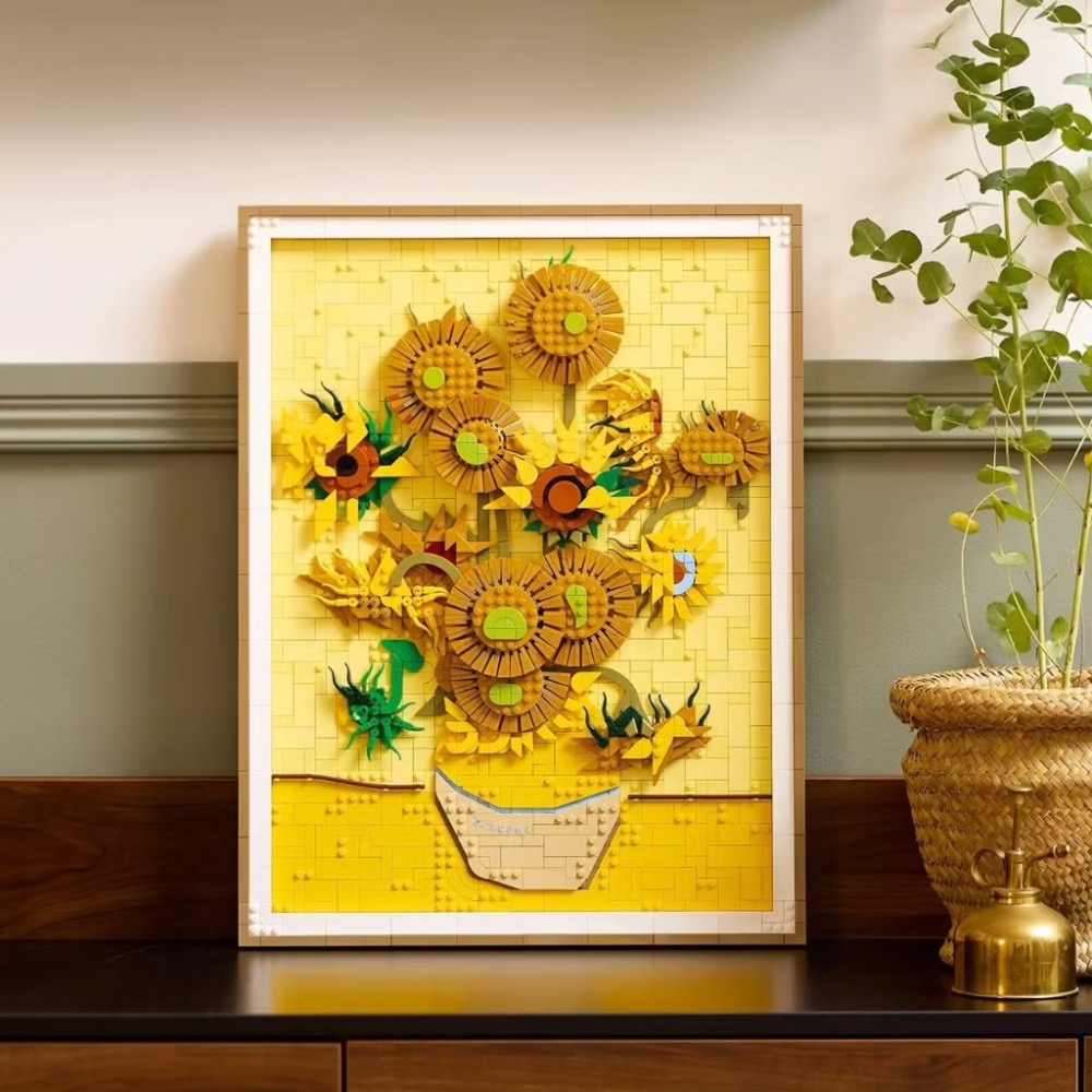 【高雄∣阿育小舖】LEGO 31215 梵谷向日葵 Vincent van Gogh Sunflowers-細節圖4