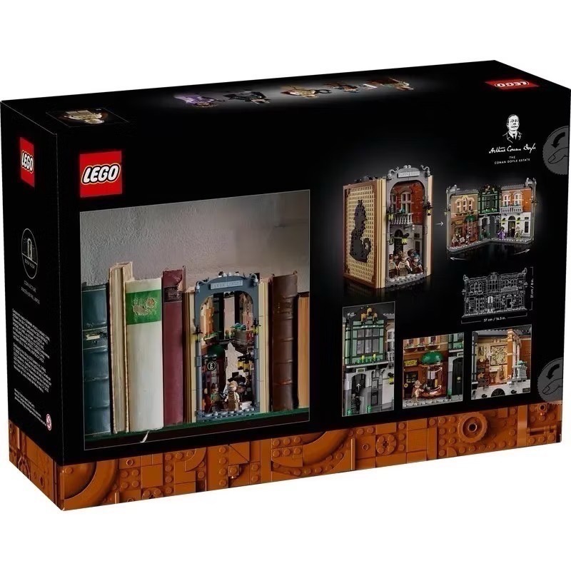 （店面）３６００【高雄∣阿育小舖】LEGO 10351 夏洛克．福爾摩斯：書擋擺飾 Sherlock Holmes-細節圖3