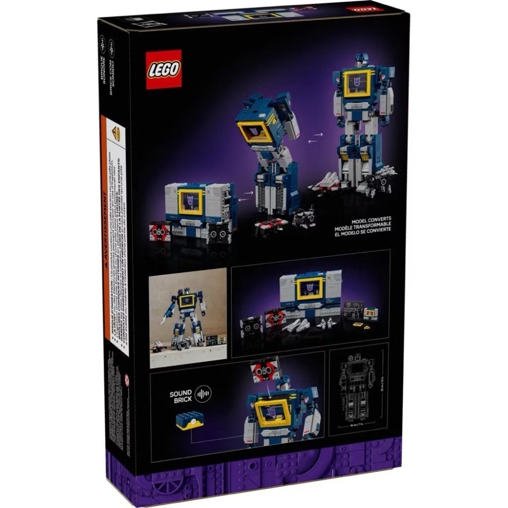 【高雄∣阿育小舖】LEGO 10358 變形金剛：音波 Transformers Soundwave-細節圖8