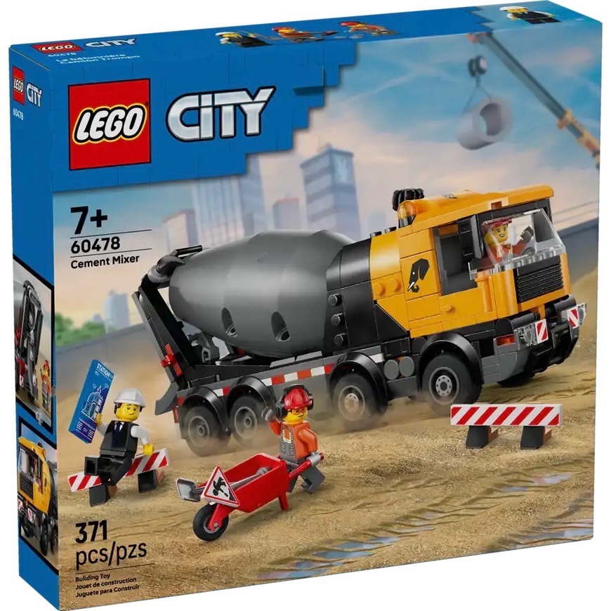 【高雄∣阿育樂高】LEGO 60478 水泥攪拌車 城市系列-細節圖2