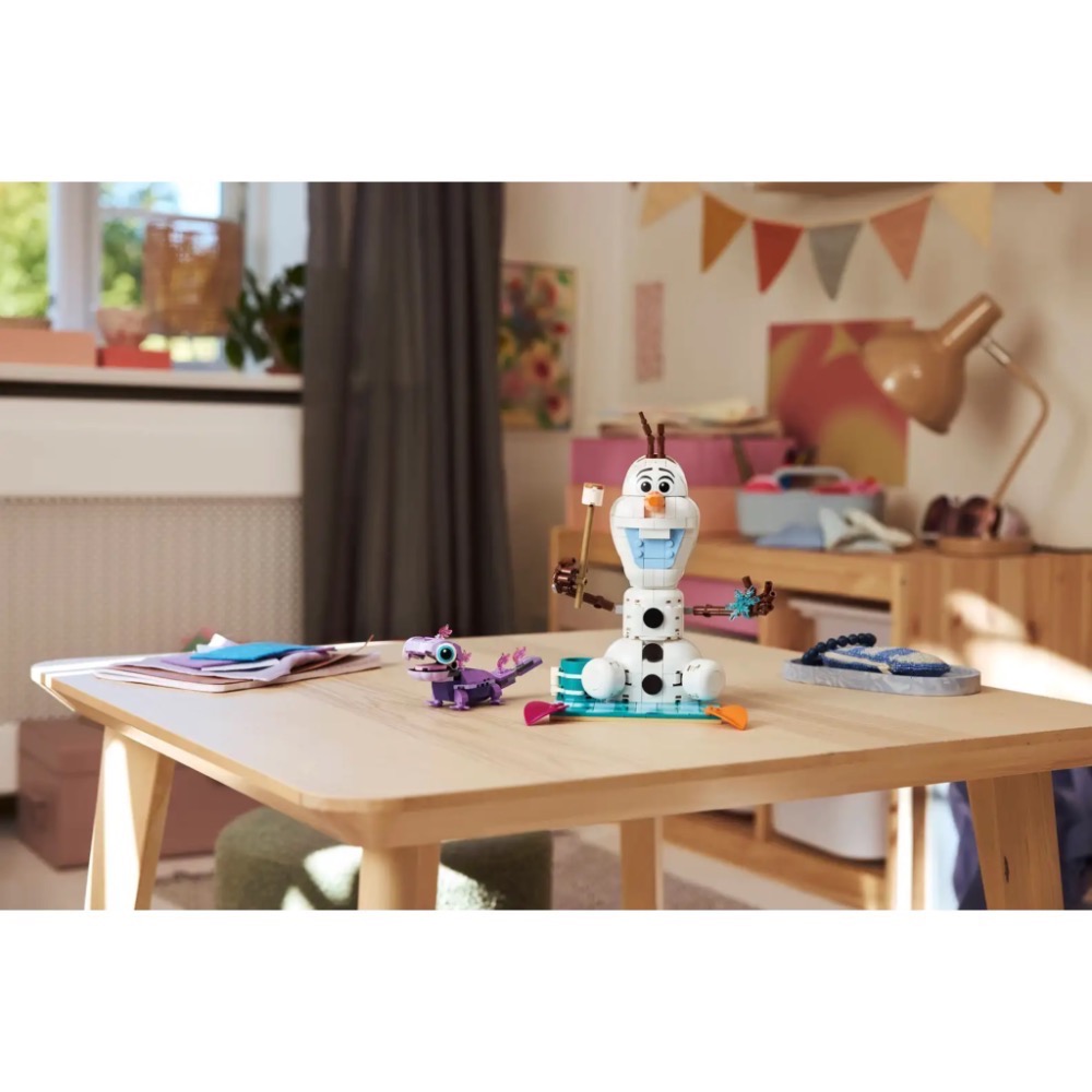 【高雄∣阿育樂高】LEGO 43287 雪寶和布魯尼的歡樂野餐 雪寶-細節圖4