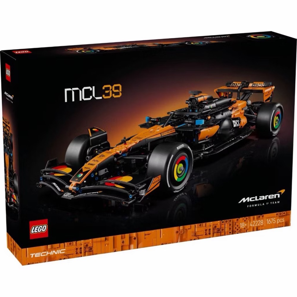 【高雄∣阿育樂高】LEGO 42228 麥拉倫 MCL39 F1® 賽車 科技系列-細節圖2