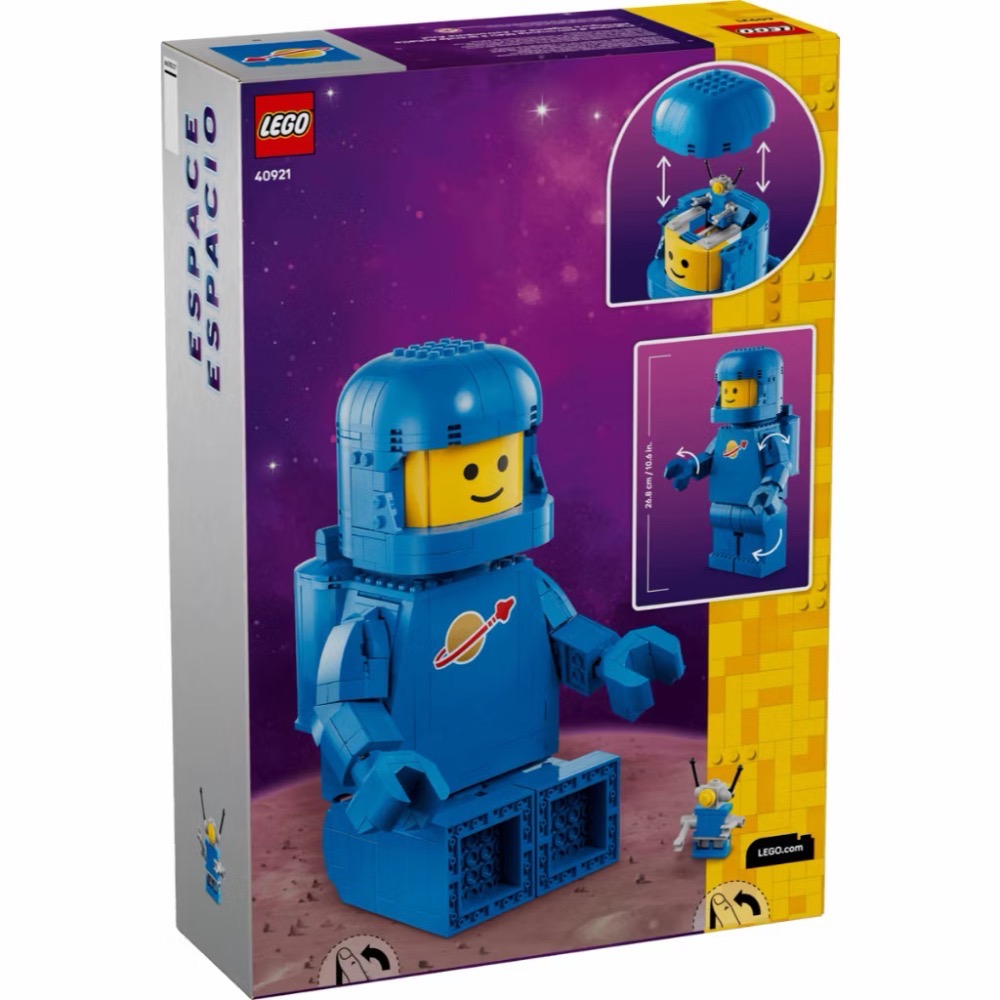 【高雄∣阿育樂高】LEGO 40921 放大版藍色太空人 大人偶 太空大人偶-細節圖3
