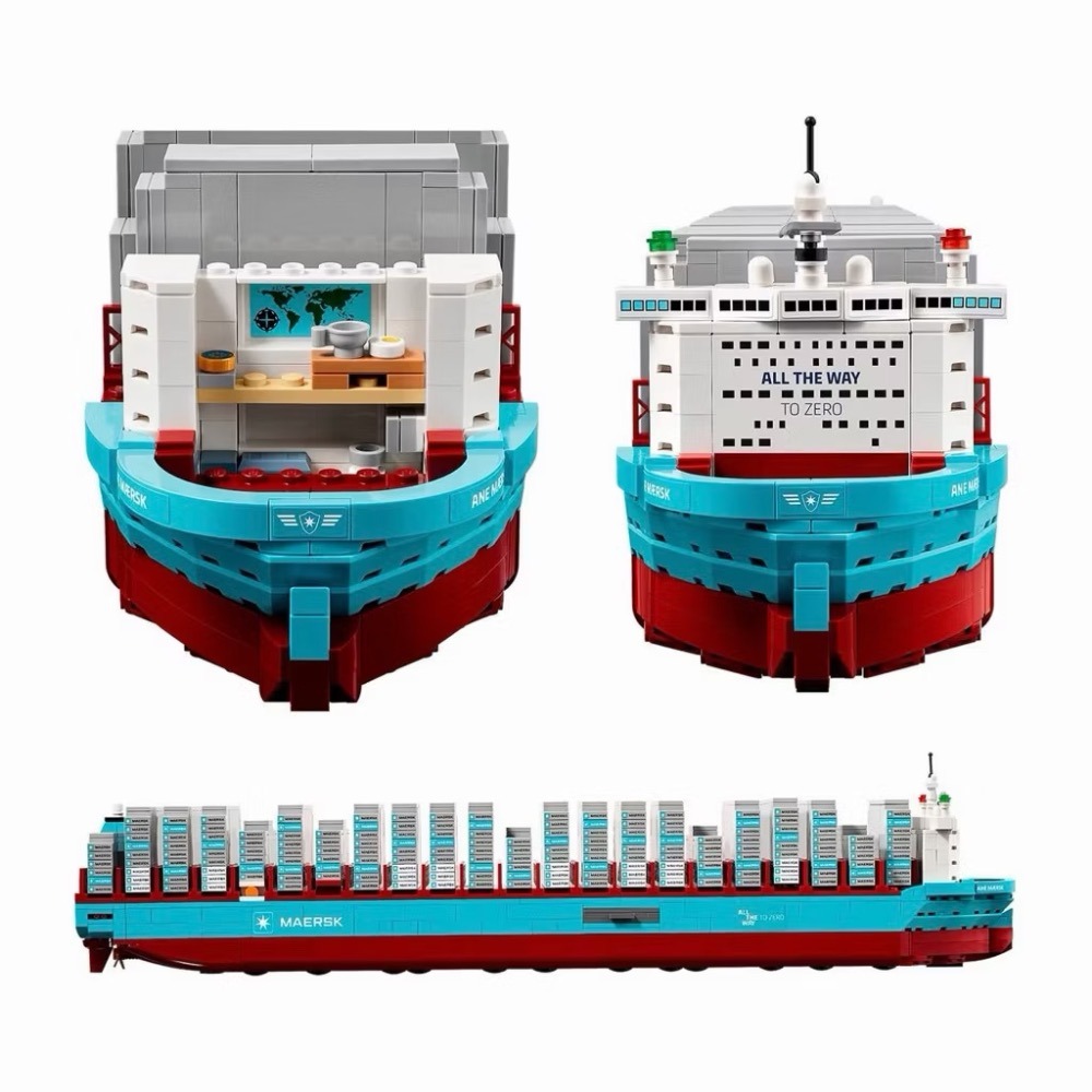 【高雄∣阿育樂高】LEGO 40955 馬士基 雙燃料 貨櫃船 貨輪 非 10241-細節圖5