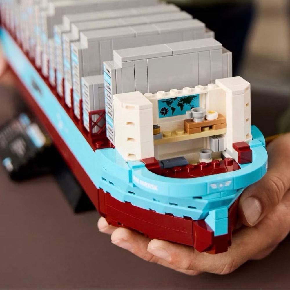 【高雄∣阿育樂高】LEGO 40955 馬士基 雙燃料 貨櫃船 貨輪 非 10241-細節圖9
