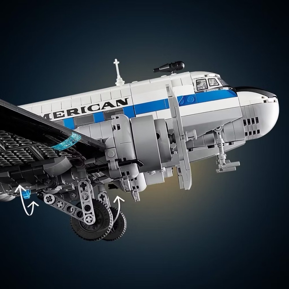 【高雄∣阿育樂高】LEGO 11378 道格拉斯 DC-3 PAN AM 客機 波音 飛機✈️-細節圖6