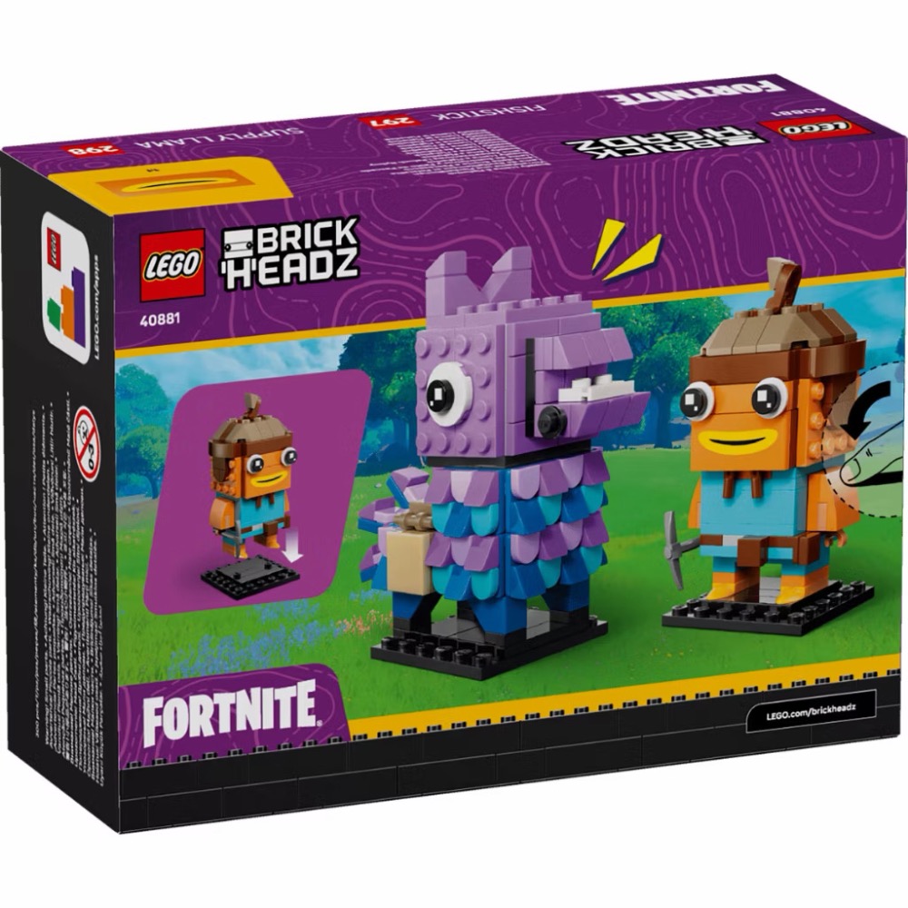 【高雄∣阿育樂高】LEGO 40881 補給 駱馬 和魚柳玩偶 要塞英雄 大頭 系列-細節圖2