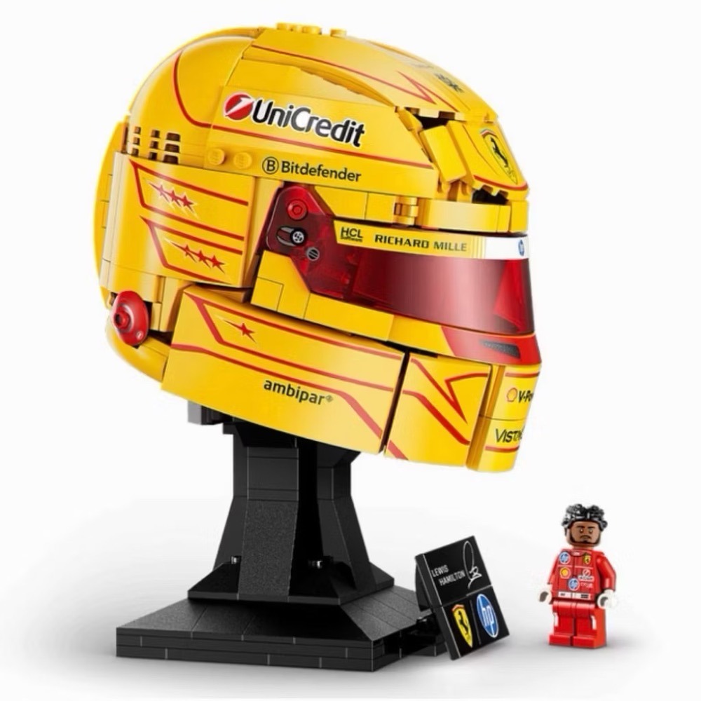 【高雄∣阿育樂高】LEGO法拉利 F1 頭盔 安全帽 43014 勒克萊爾 43022 漢米爾頓-細節圖6