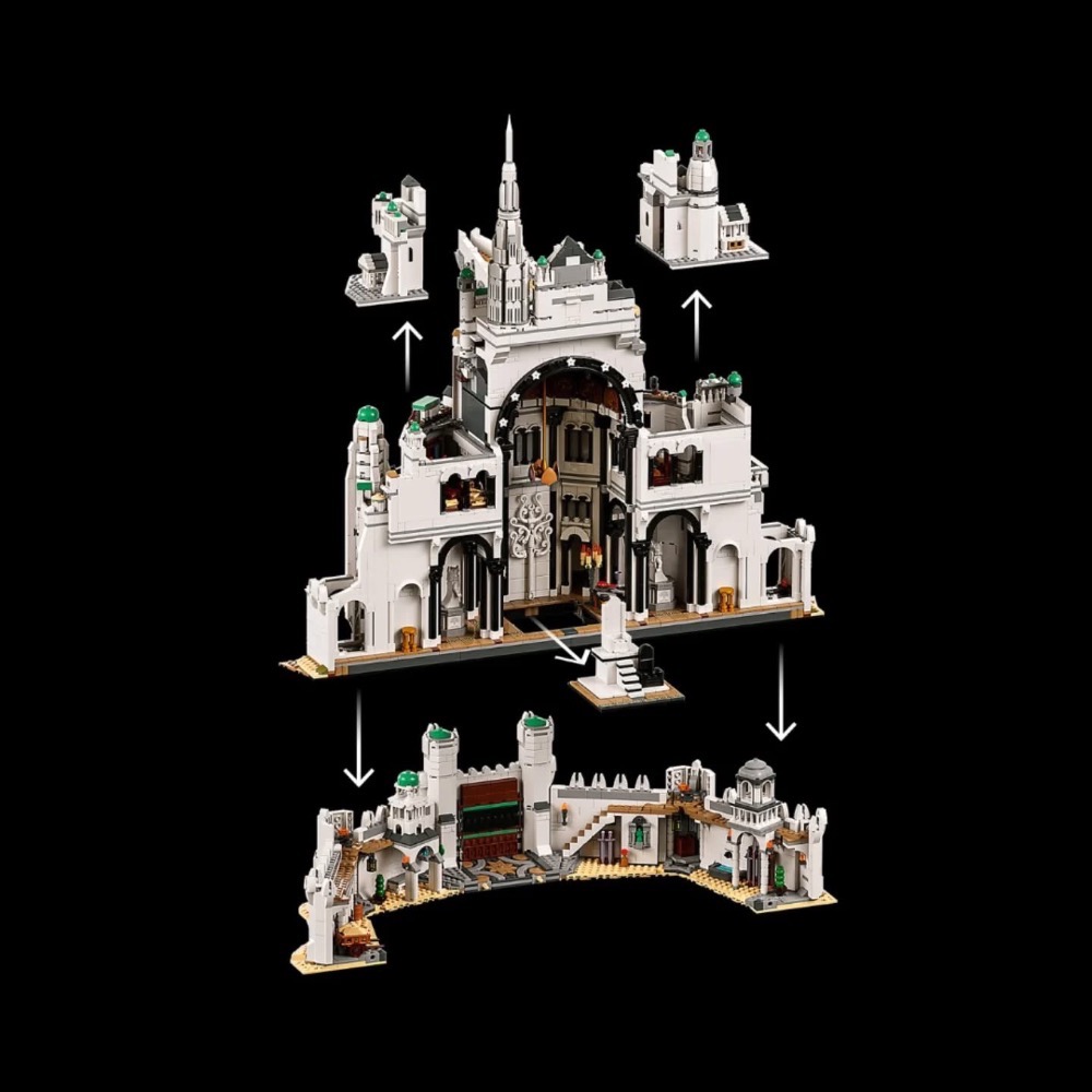 預購6月‼️【高雄∣阿育樂高】LEGO 11377 米納斯提力斯 Minas Tirith 魔戒 白城-細節圖7