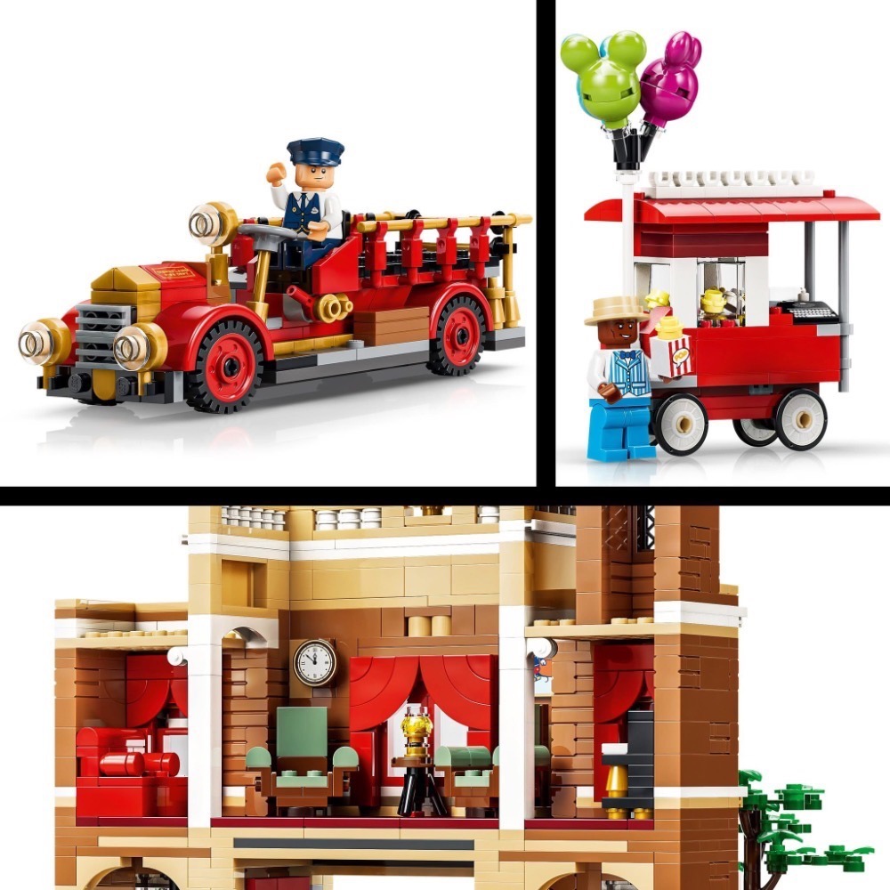 【高雄∣阿育樂高】LEGO 43302 迪士尼 美國小鎮大街 Main Street U.S.A-細節圖8