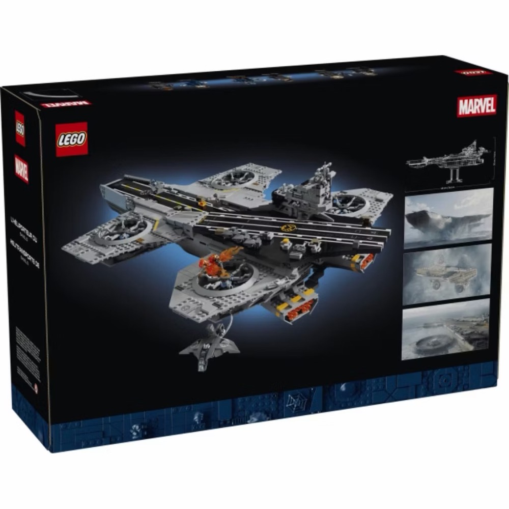 預購6月‼️【高雄∣阿育樂高】LEGO 76354 神盾局飛空母艦 漫威 系列-細節圖2